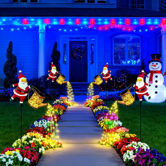 Papai Noel Regador Iluminado - (Compre 1 Leve 3)š„Promoção Fim de Anoš„