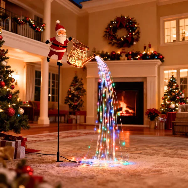 Papai Noel Regador Iluminado - (Compre 1 Leve 3)š„Promoção Fim de Anoš„