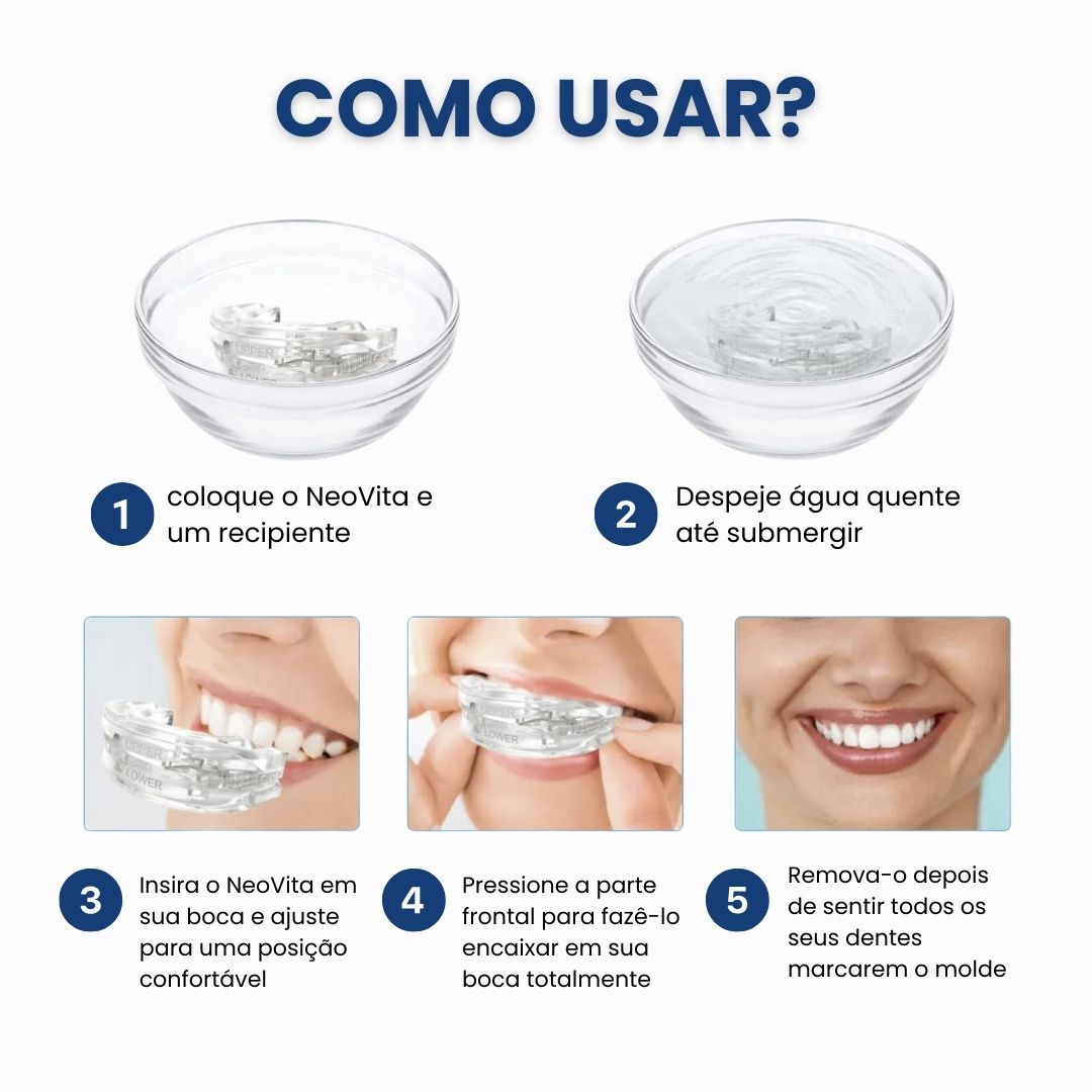 NeoVita® Bucal Ajustável Anti-Ronco