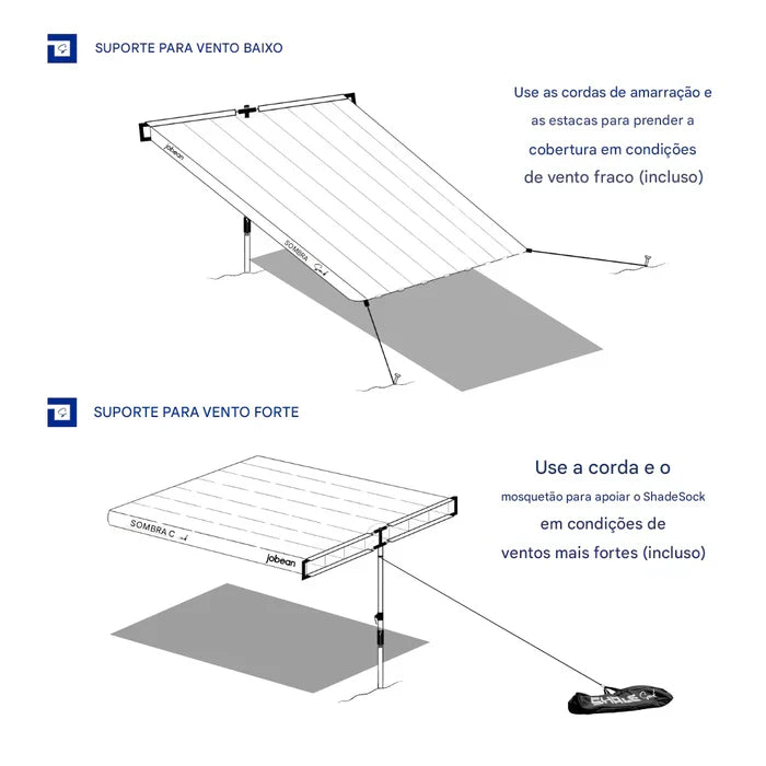 Guarda Sol Veleiro ShadeSock - (Compre 1 Leve 3) 🔥Promoção de Fim de Ano🔥
