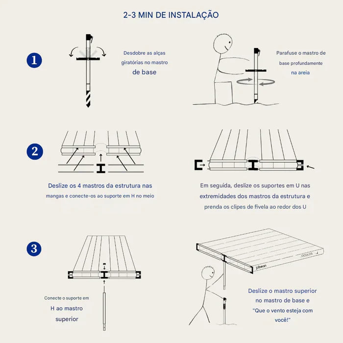 Guarda Sol Veleiro ShadeSock - (Compre 1 Leve 3) 🔥Promoção de Fim de Ano🔥