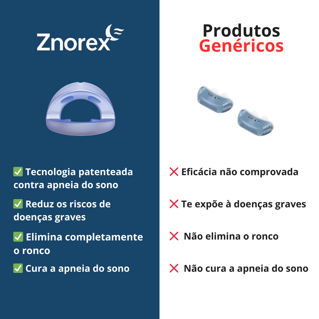 Protetor Bucal Anti-Ronco Znorex®