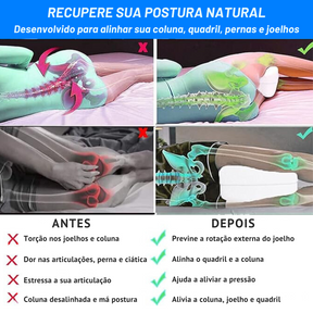 Travesseiro de Alinhamento - SleepLeg Pro® 2